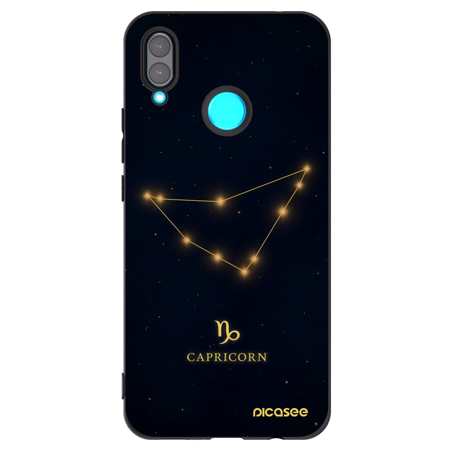 Picasee fekete szilikon tok az alábbi mobiltelefonokra Huawei Nova 3i - CAPRICORN