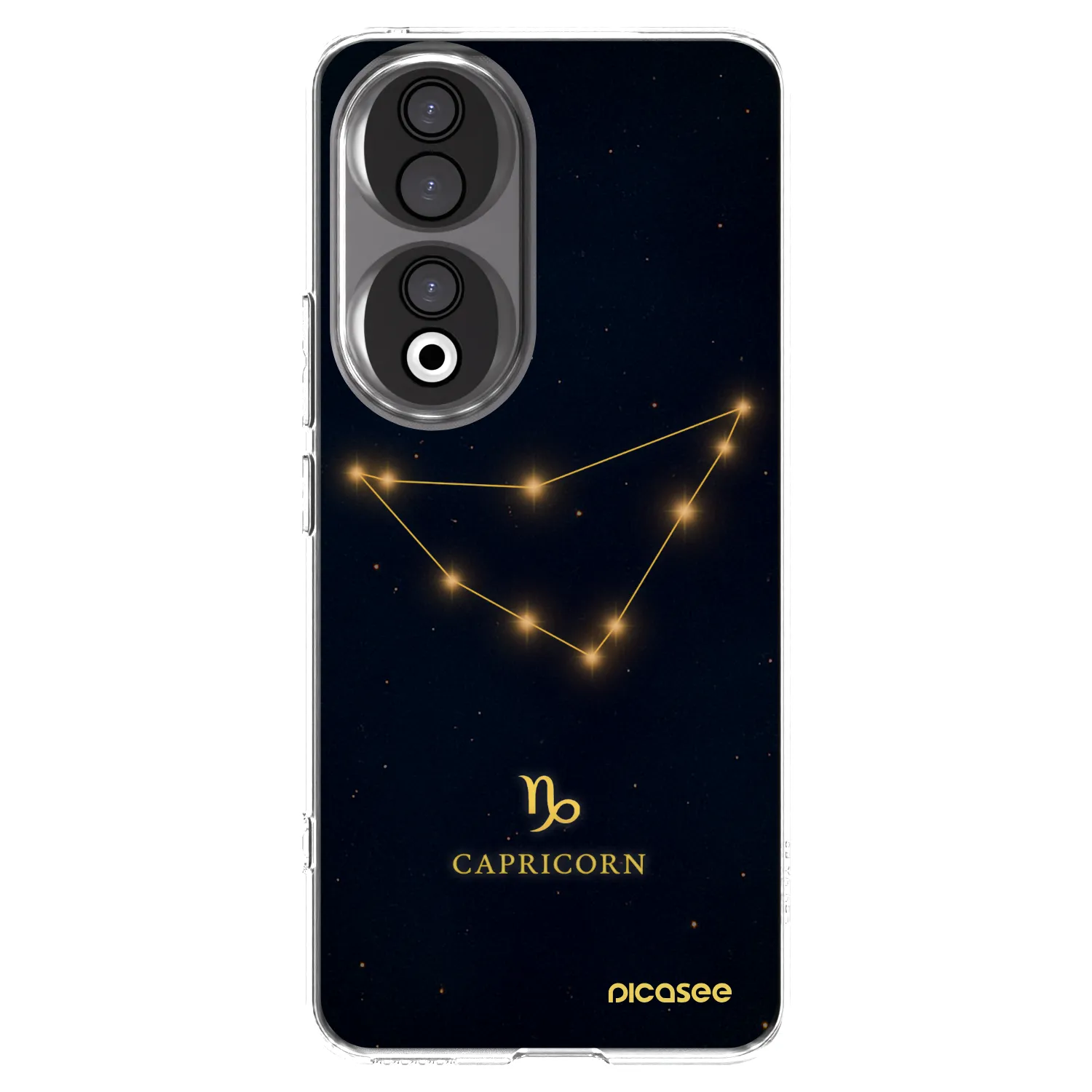 Picasee átlátszó szilikon tok az alábbi mobiltelefonokra Honor 90 5G - CAPRICORN