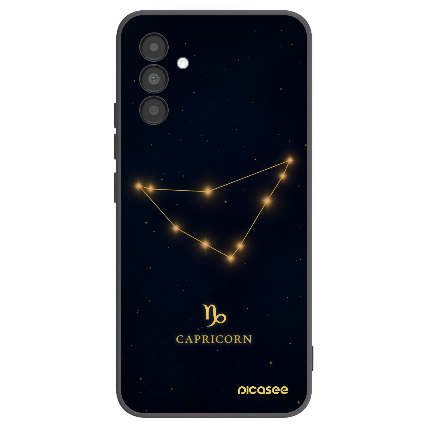 Picasee fekete szilikon tok az alábbi mobiltelefonokra Samsung Galaxy A04s A047F - CAPRICORN