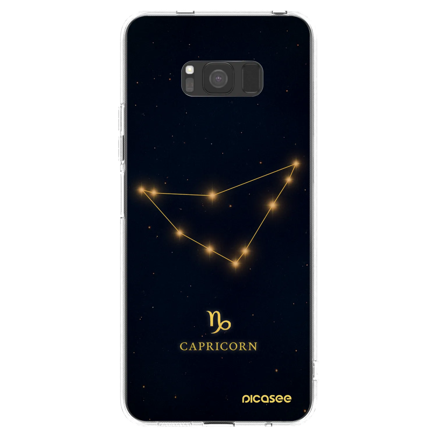 Picasee átlátszó szilikon tok az alábbi mobiltelefonokra Samsung Galaxy S8 G950F - CAPRICORN