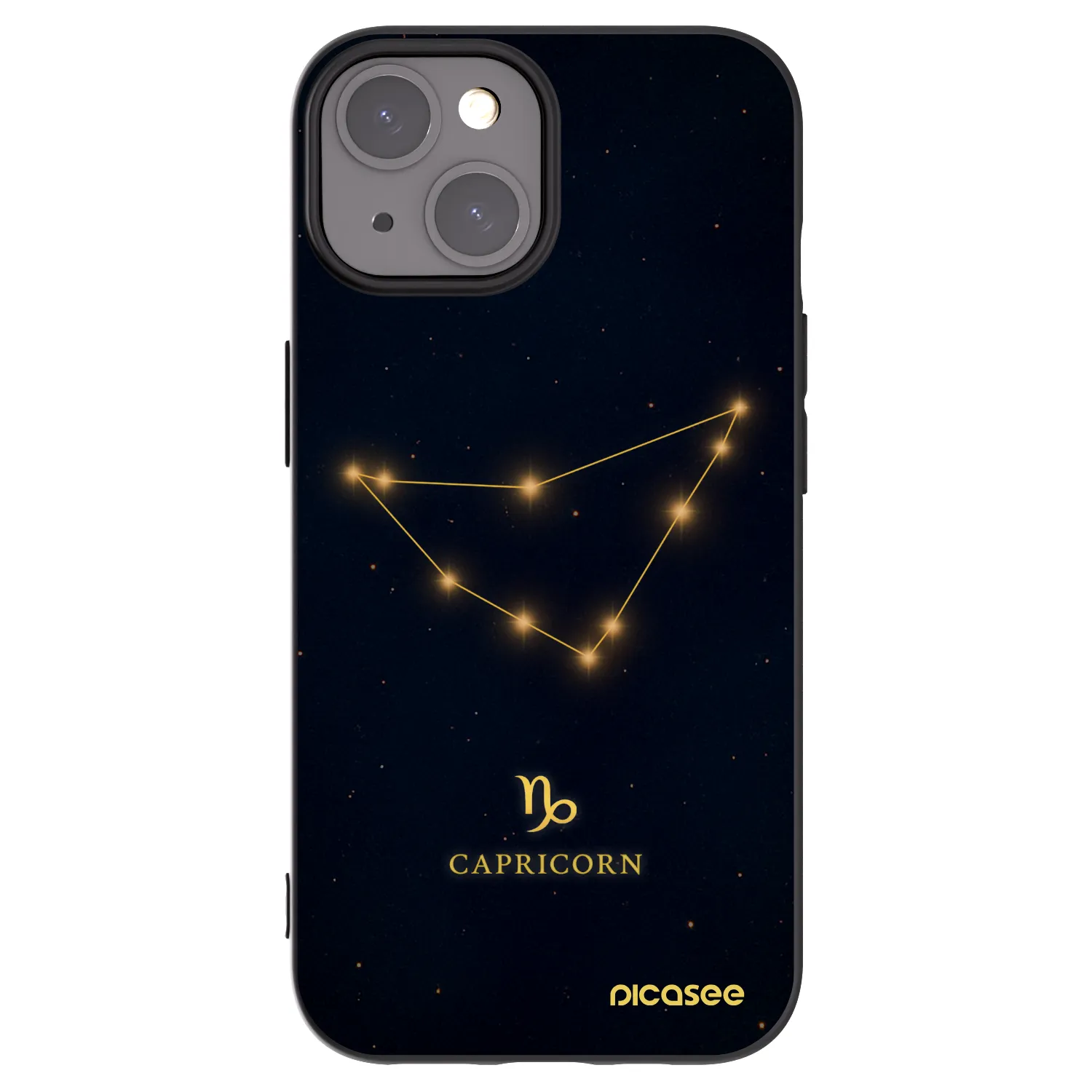 Picasee fekete szilikon tok az alábbi mobiltelefonokra Apple iPhone 15 - CAPRICORN
