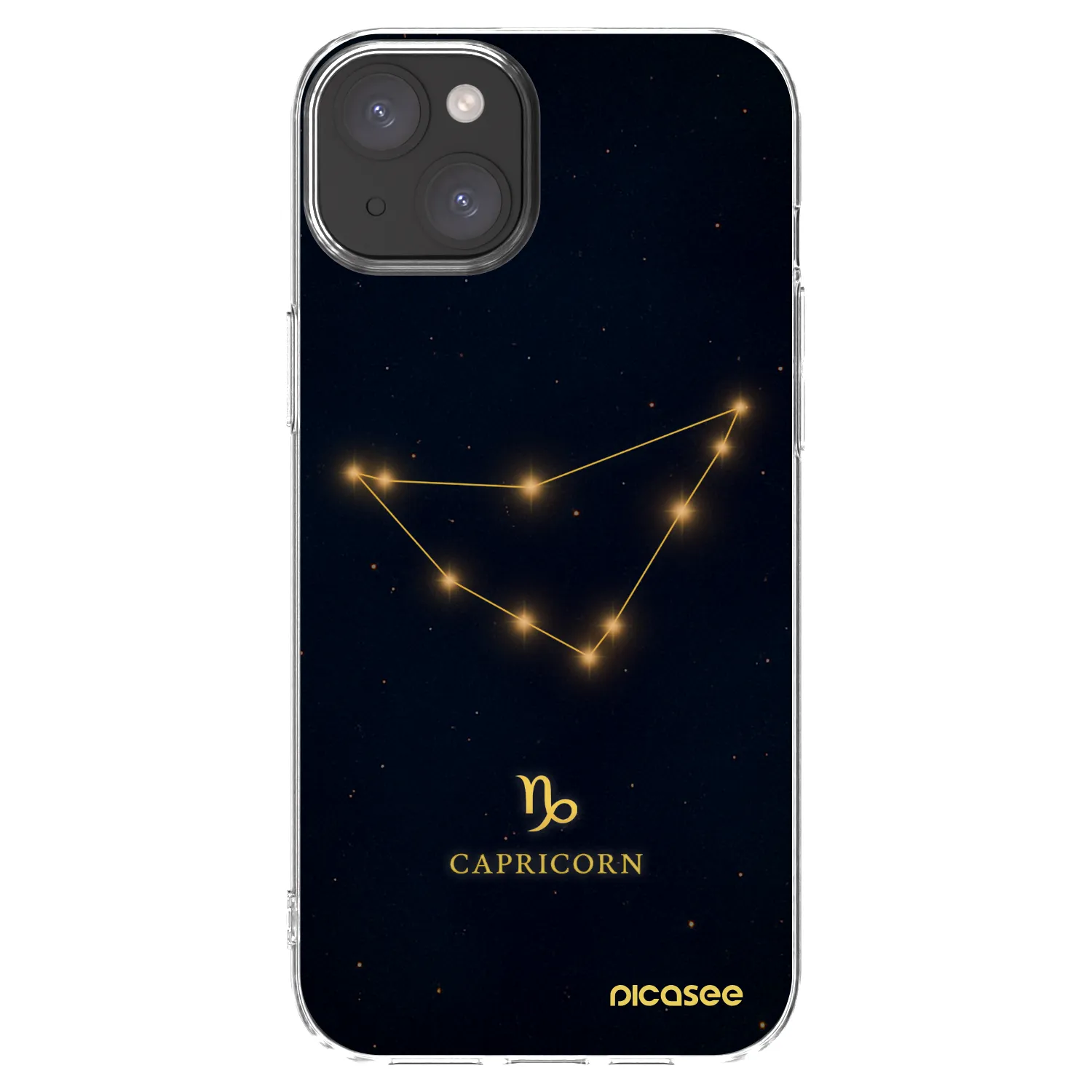 Picasee átlátszó szilikon tok az alábbi mobiltelefonokra Apple iPhone 15 Plus - CAPRICORN