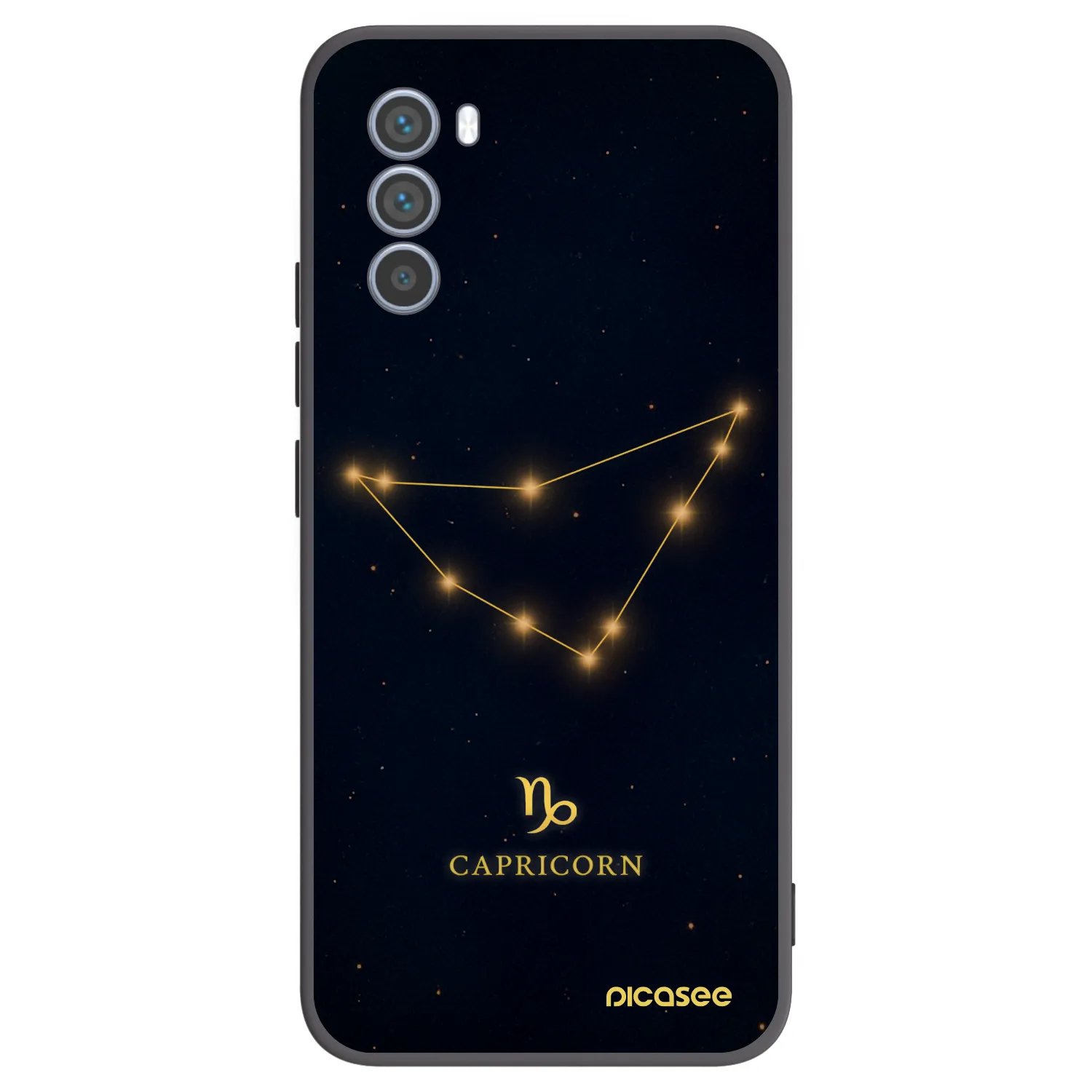 Picasee fekete szilikon tok az alábbi mobiltelefonokra Motorola Moto G62 - CAPRICORN