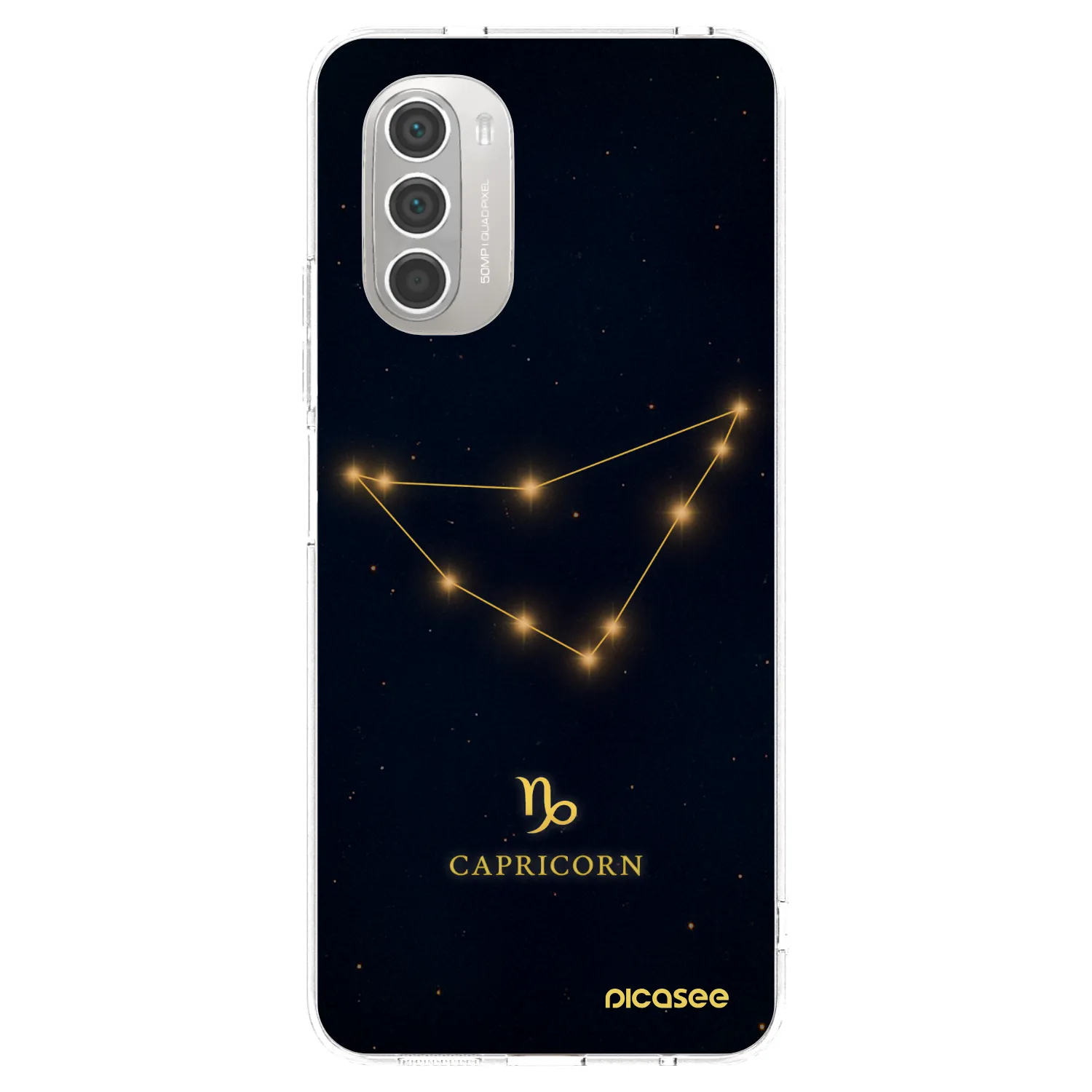 Picasee átlátszó szilikon tok az alábbi mobiltelefonokra Motorola Moto G51 - CAPRICORN