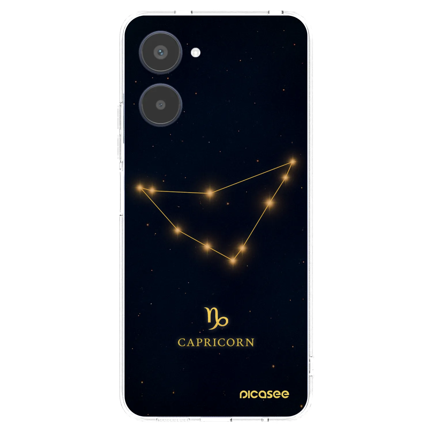 Picasee átlátszó szilikon tok az alábbi mobiltelefonokra Realme 10 4G - CAPRICORN