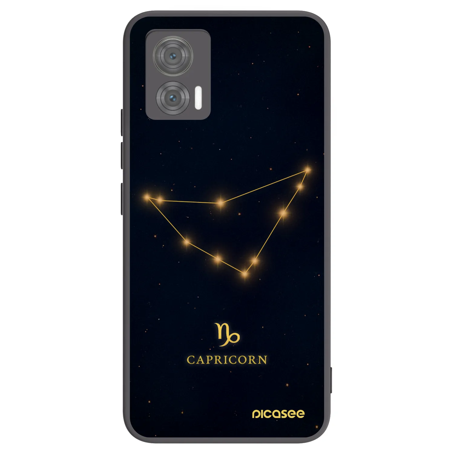 Picasee fekete szilikon tok az alábbi mobiltelefonokra Motorola Edge 30 Neo - CAPRICORN