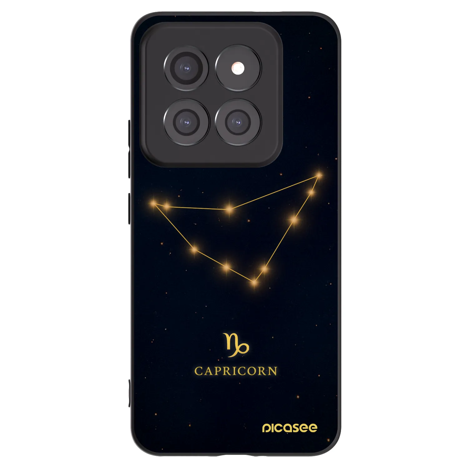 Picasee fekete szilikon tok az alábbi mobiltelefonokra Xiaomi 14 Pro - CAPRICORN