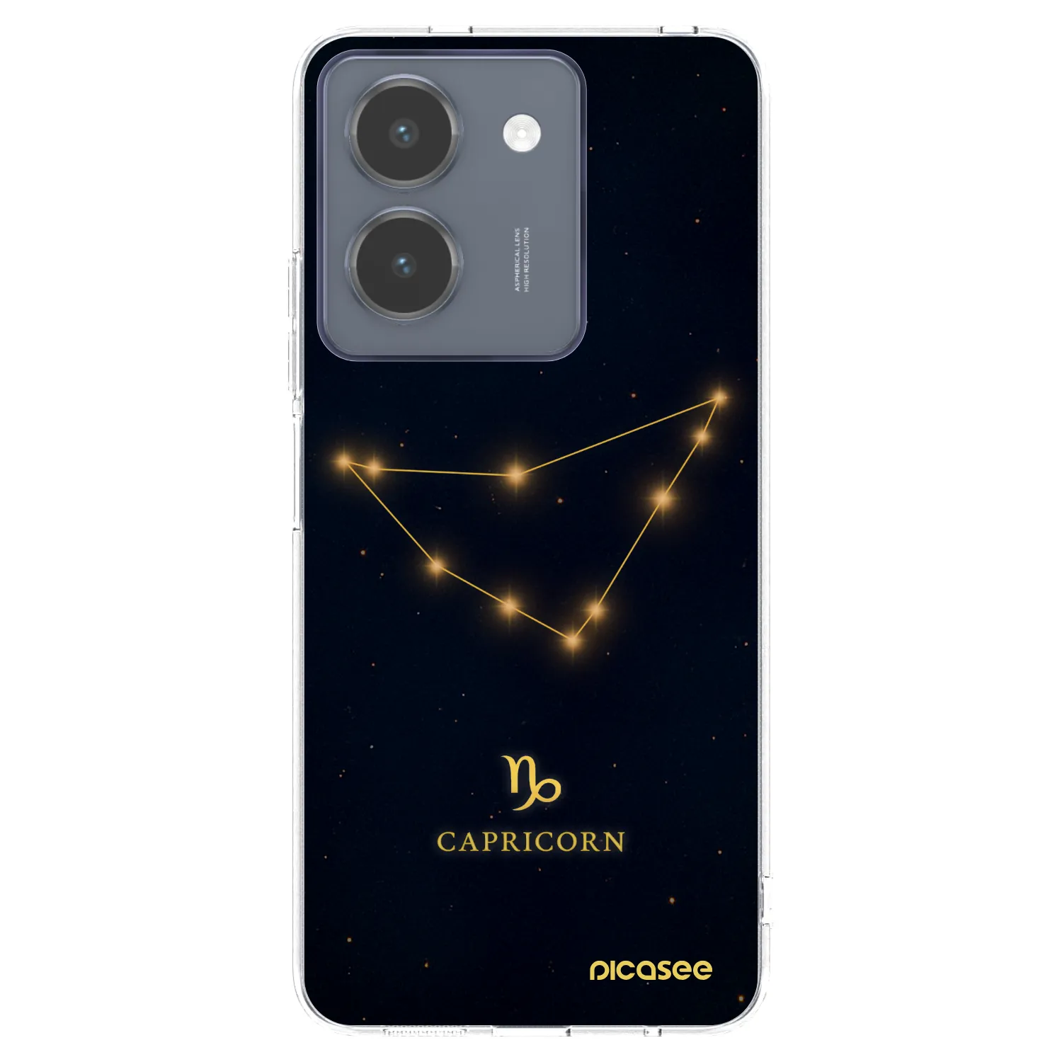 Picasee átlátszó szilikon tok az alábbi mobiltelefonokra Vivo Y36 4G - CAPRICORN
