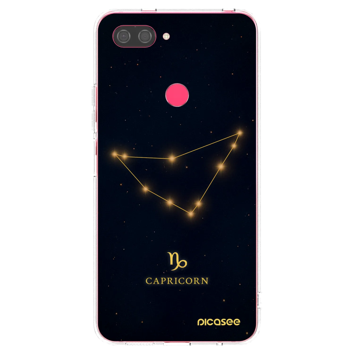 Picasee átlátszó szilikon tok az alábbi mobiltelefonokra Xiaomi Mi 8 Lite - CAPRICORN