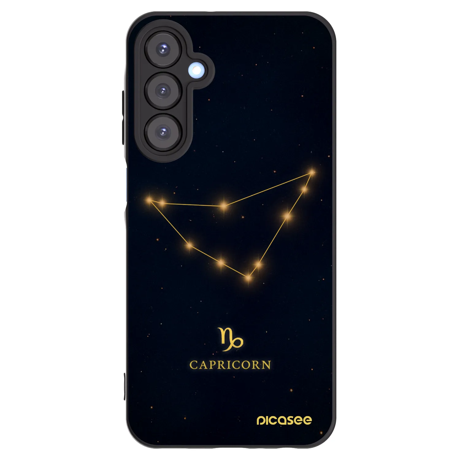 Picasee fekete szilikon tok az alábbi mobiltelefonokra Samsung Galaxy A25 A256B 5G - CAPRICORN