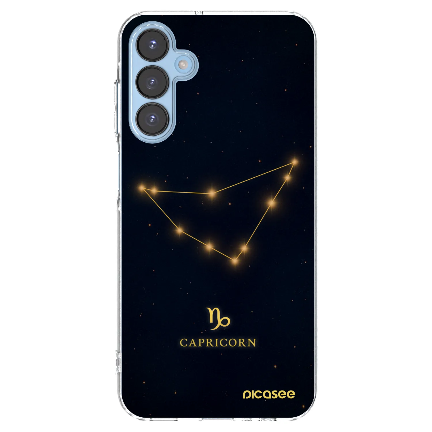 Picasee átlátszó szilikon tok az alábbi mobiltelefonokra Samsung Galaxy A15 A156B 5G - CAPRICORN