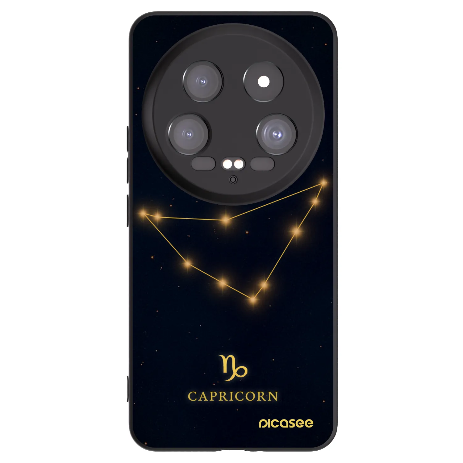 Picasee fekete szilikon tok az alábbi mobiltelefonokra Xiaomi 14 Ultra - CAPRICORN