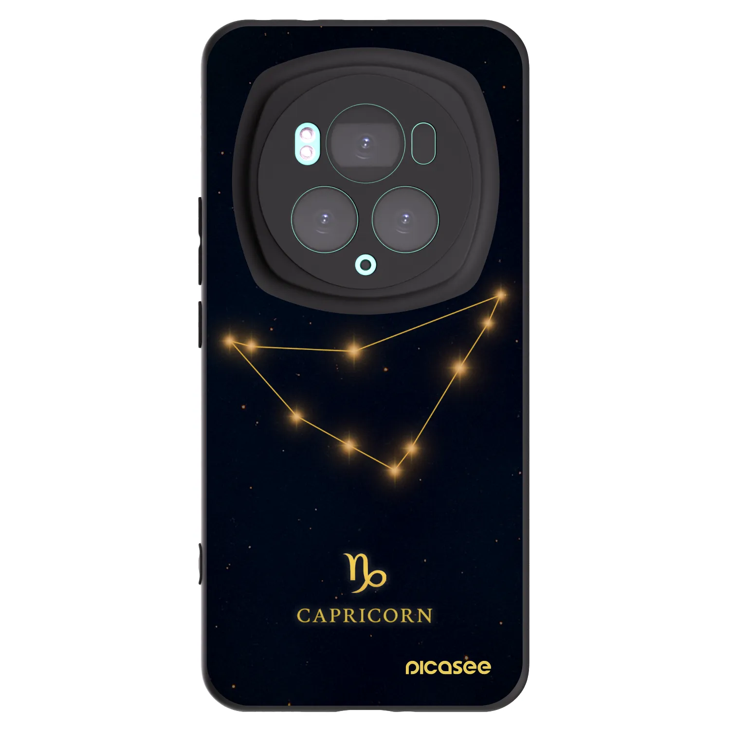Picasee fekete szilikon tok az alábbi mobiltelefonokra Honor Magic6 Pro - CAPRICORN