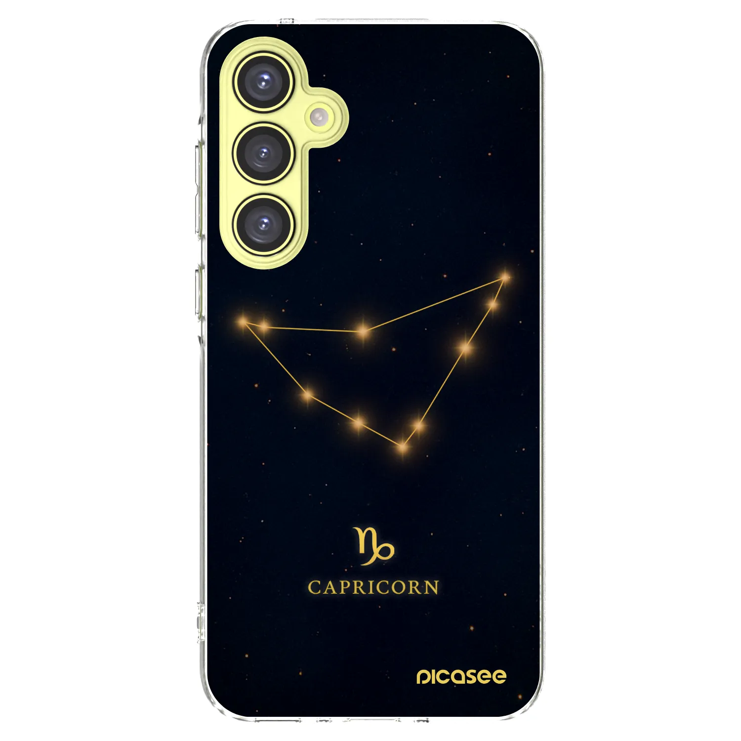 Picasee átlátszó szilikon tok az alábbi mobiltelefonokra Samsung Galaxy A35 5G A356B - CAPRICORN