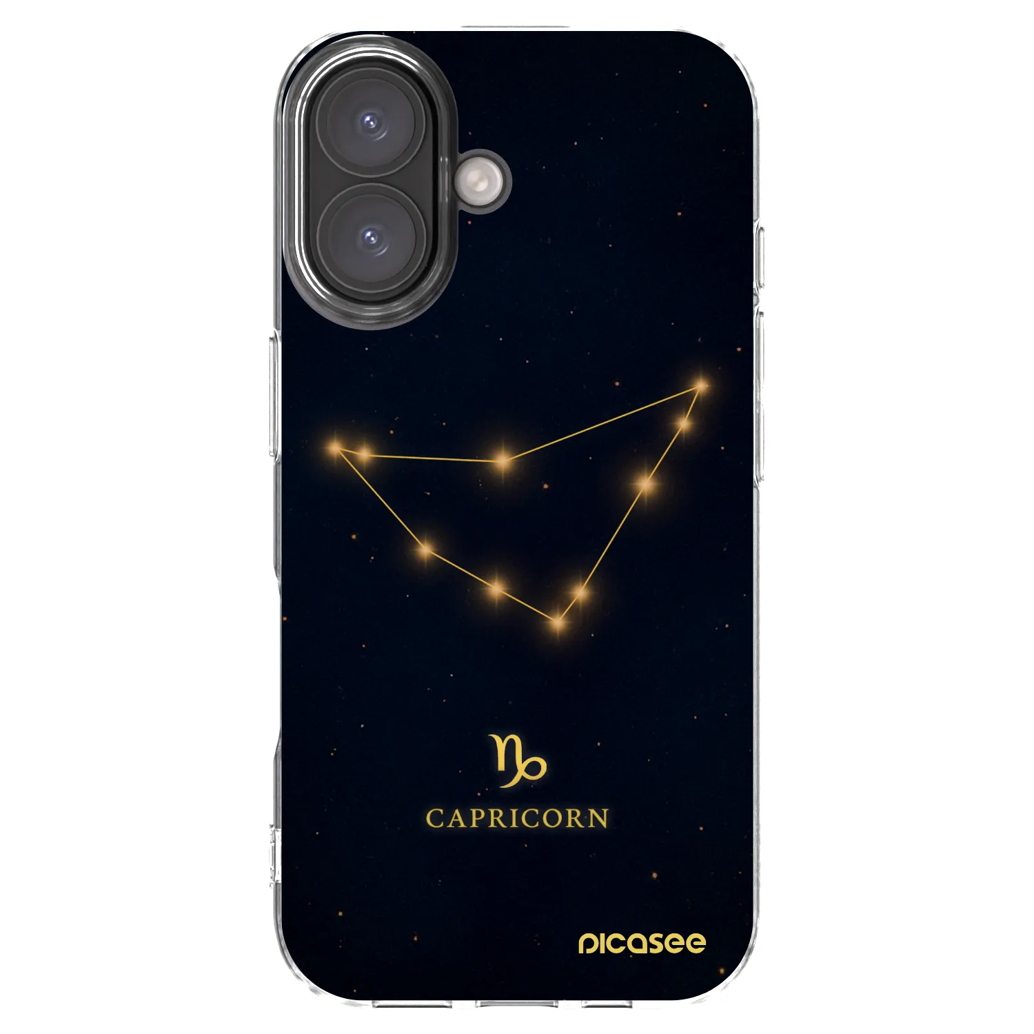 Picasee átlátszó szilikon tok az alábbi mobiltelefonokra Apple iPhone 16 - CAPRICORN