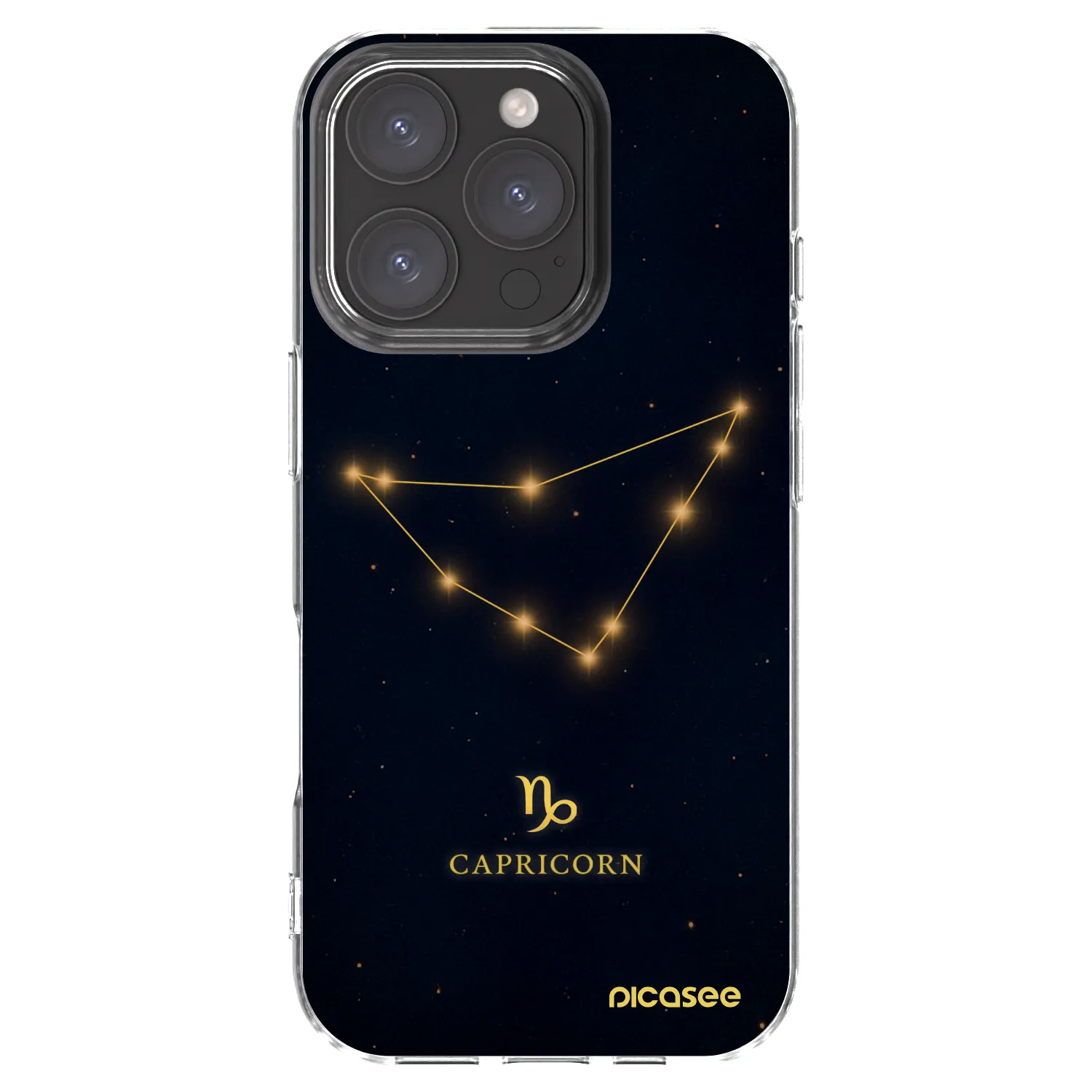 Picasee átlátszó szilikon tok az alábbi mobiltelefonokra Apple iPhone 16 Pro - CAPRICORN