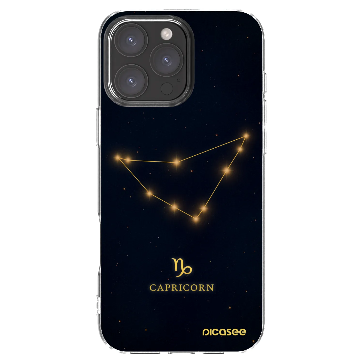 Picasee átlátszó szilikon tok az alábbi mobiltelefonokra Apple iPhone 16 Pro Max - CAPRICORN