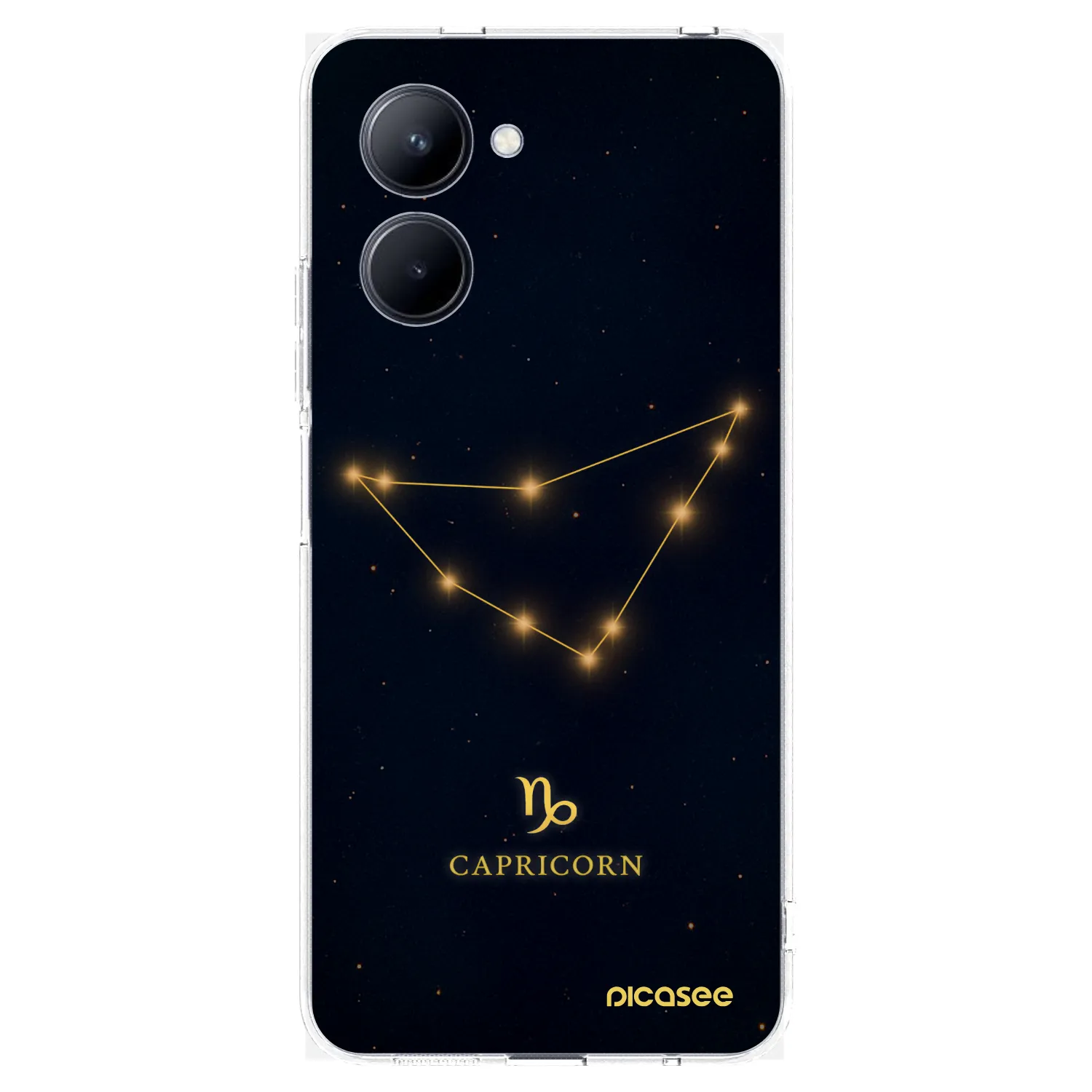 Picasee átlátszó szilikon tok az alábbi mobiltelefonokra Realme C33 (2023) - CAPRICORN