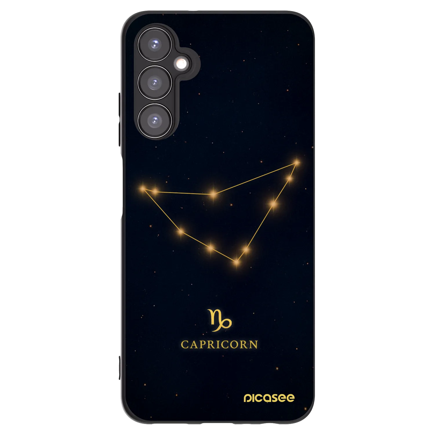 Picasee fekete szilikon tok az alábbi mobiltelefonokra Samsung Galaxy A05s A057G - CAPRICORN