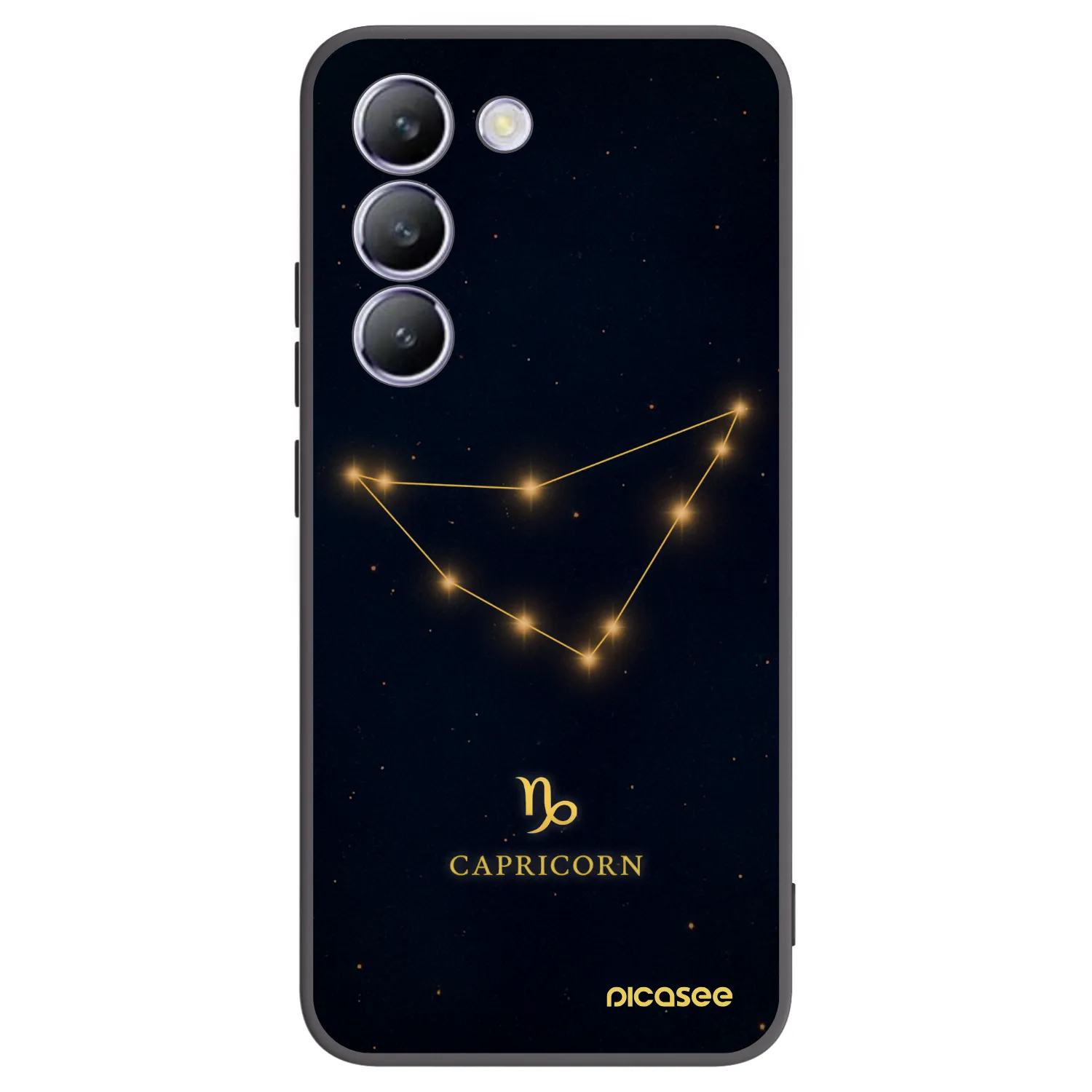 Picasee fekete szilikon tok az alábbi mobiltelefonokra Vivo V40 SE 5G - CAPRICORN
