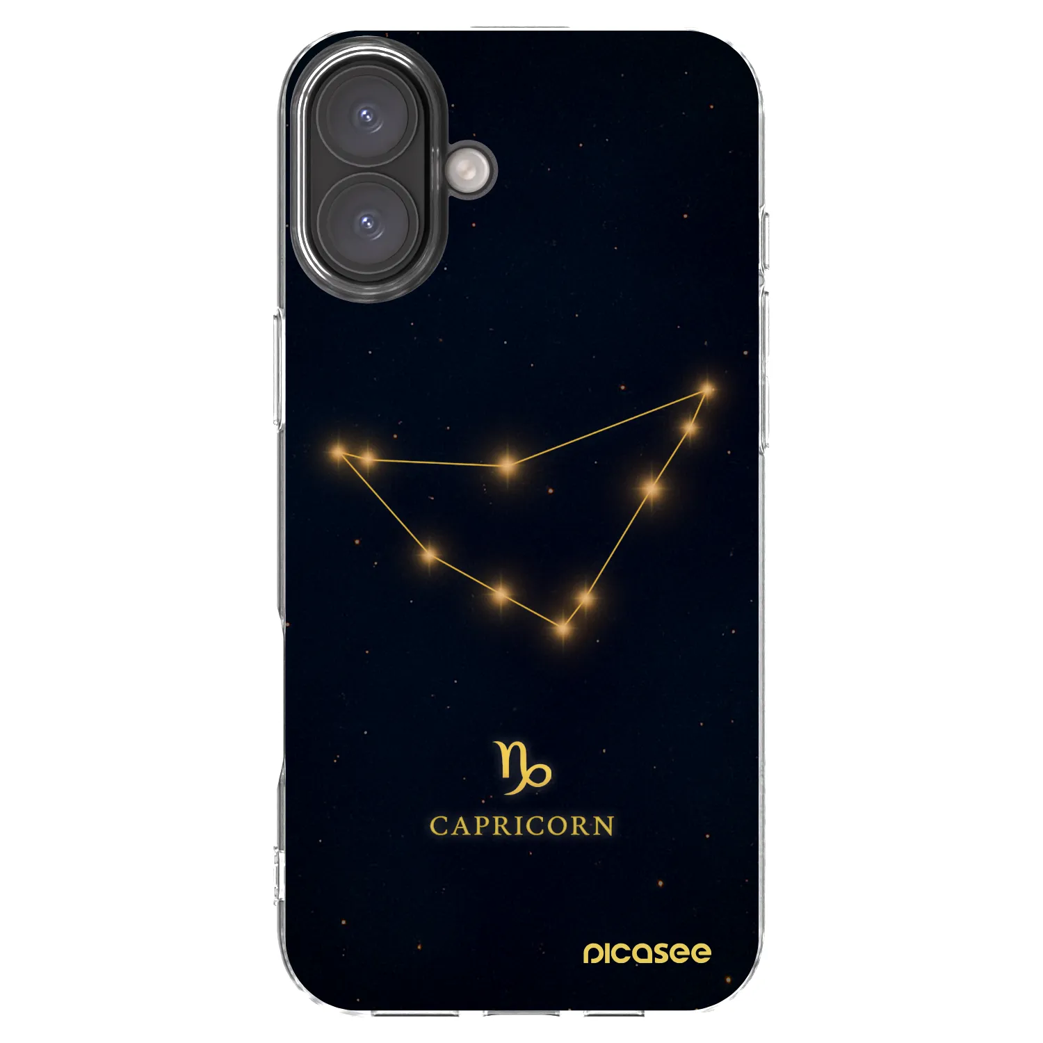 Picasee átlátszó szilikon tok az alábbi mobiltelefonokra Apple iPhone 16 Plus - CAPRICORN