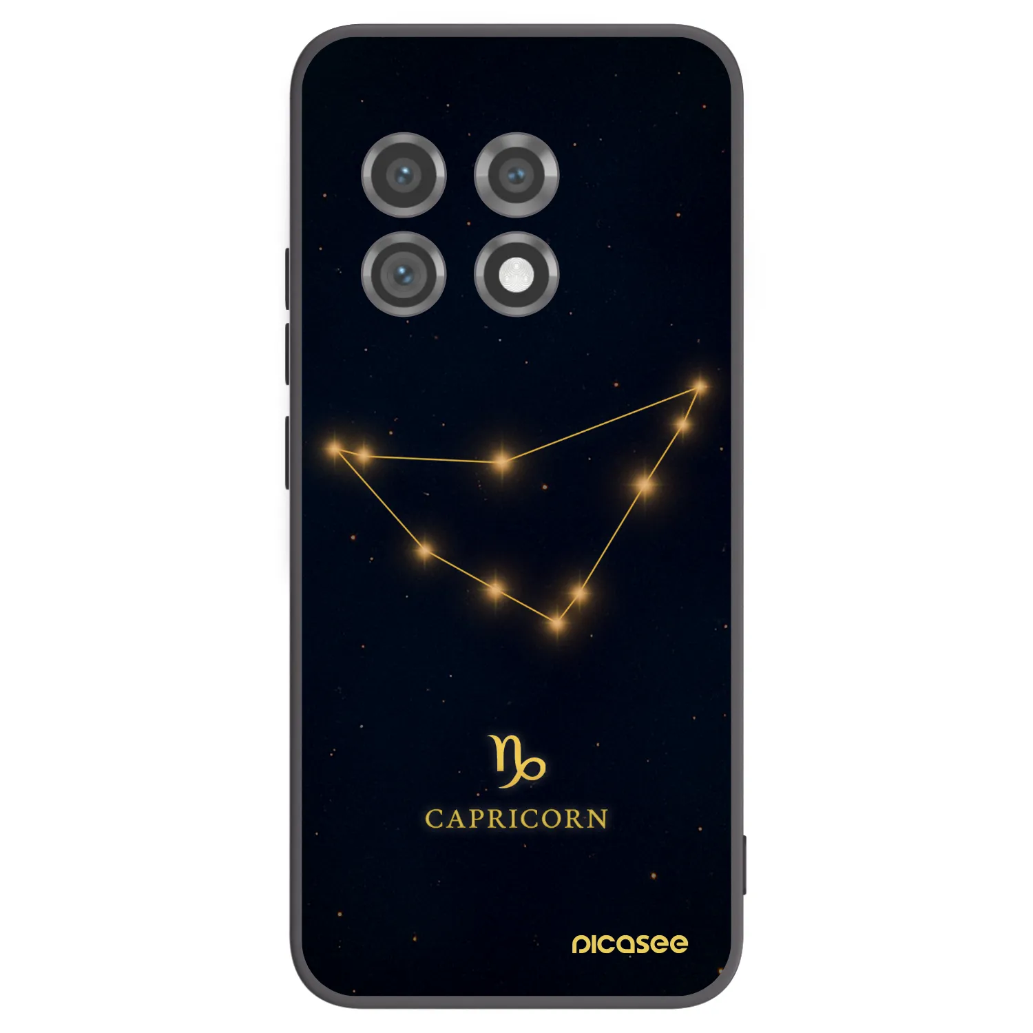 Picasee fekete szilikon tok az alábbi mobiltelefonokra OnePlus 11 5G - CAPRICORN