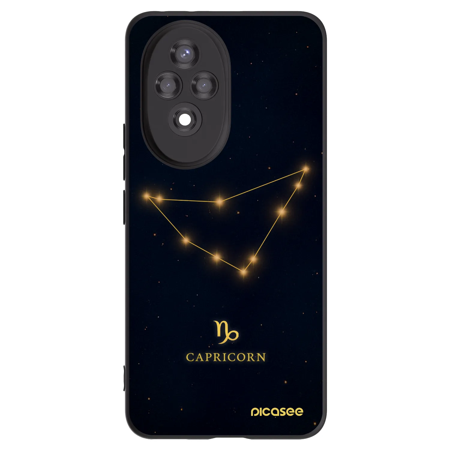 Picasee fekete szilikon tok az alábbi mobiltelefonokra Honor 200 Pro 5G - CAPRICORN