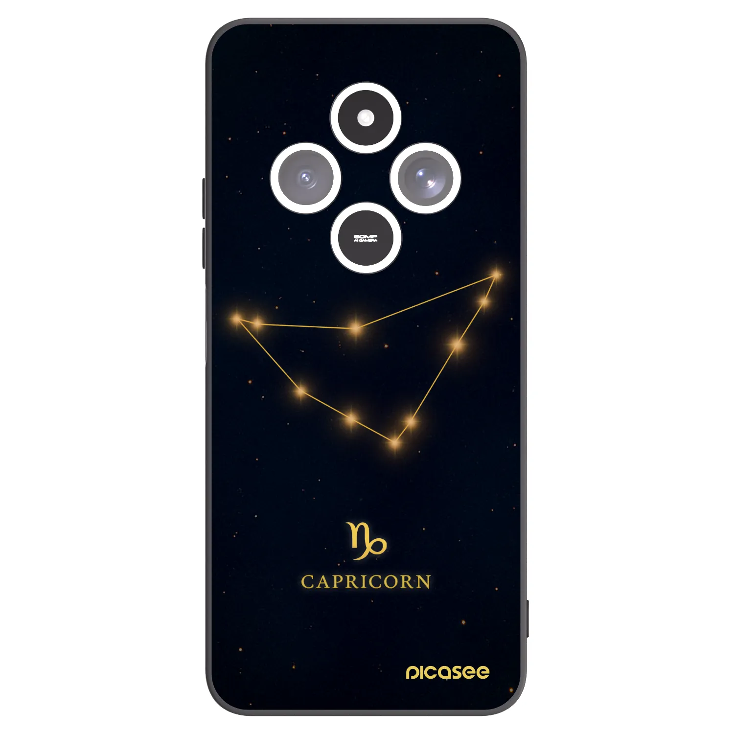 Picasee fekete szilikon tok az alábbi mobiltelefonokra Xiaomi Redmi 14C - CAPRICORN