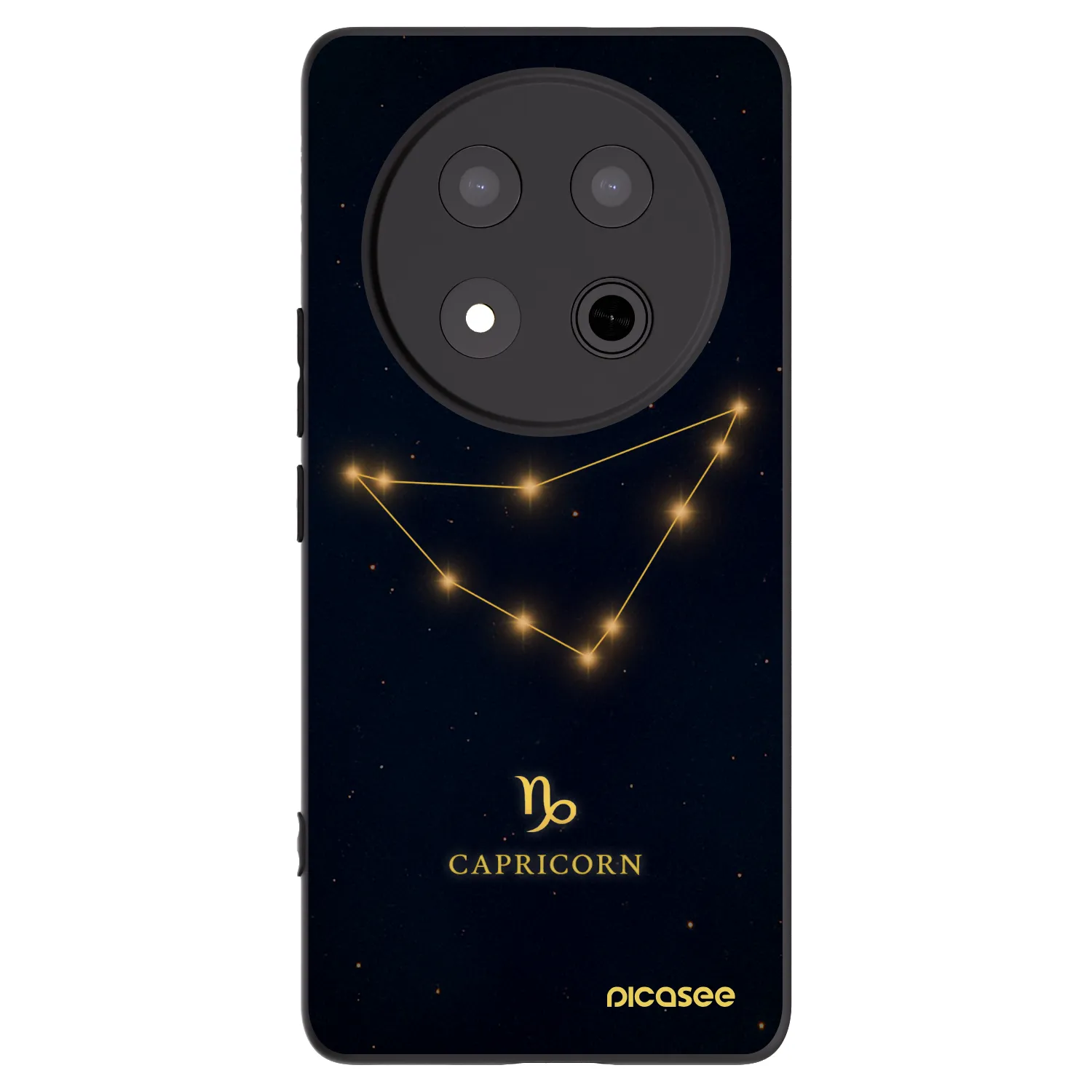 Picasee fekete szilikon tok az alábbi mobiltelefonokra Honor Magic7 Lite 5G - CAPRICORN