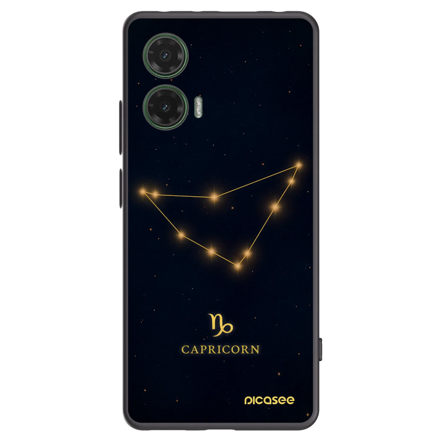 Picasee fekete szilikon tok az alábbi mobiltelefonokra Motorola Moto G35 5G - CAPRICORN