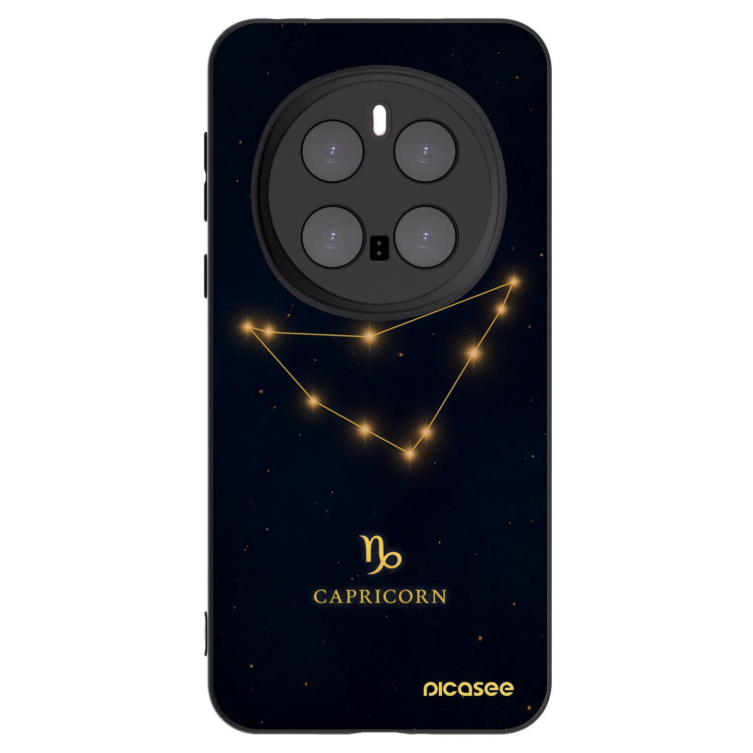 Picasee fekete szilikon tok az alábbi mobiltelefonokra Honor Magic7 Pro 5G - CAPRICORN