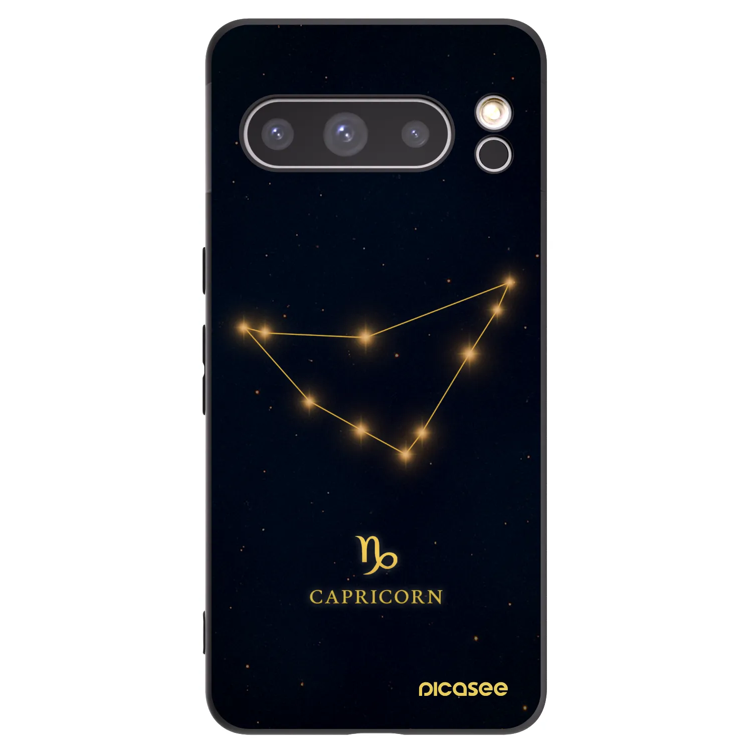 Picasee fekete szilikon tok az alábbi mobiltelefonokra Google Pixel 8 Pro - CAPRICORN