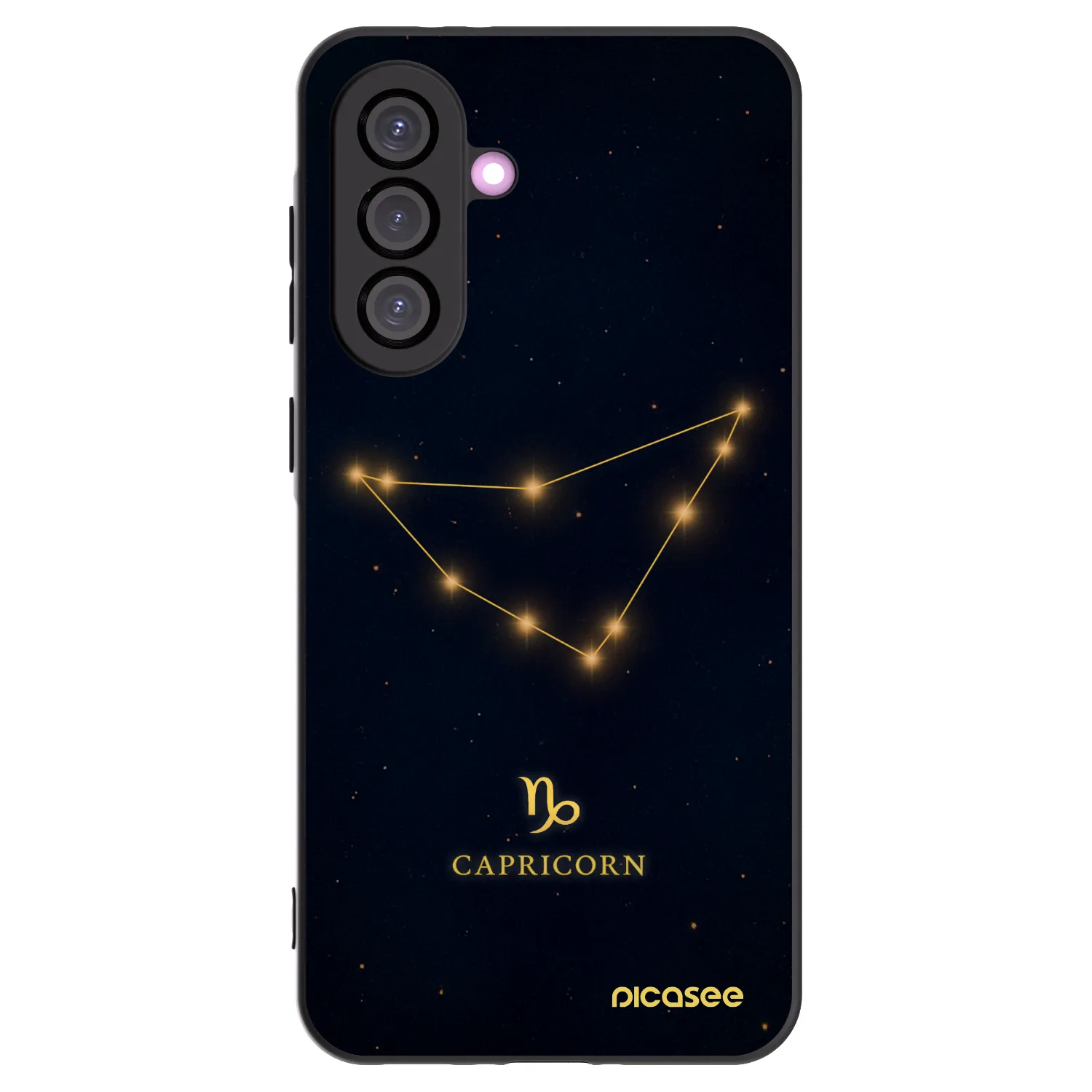 Picasee fekete szilikon tok az alábbi mobiltelefonokra Samsung Galaxy A36 5G - CAPRICORN