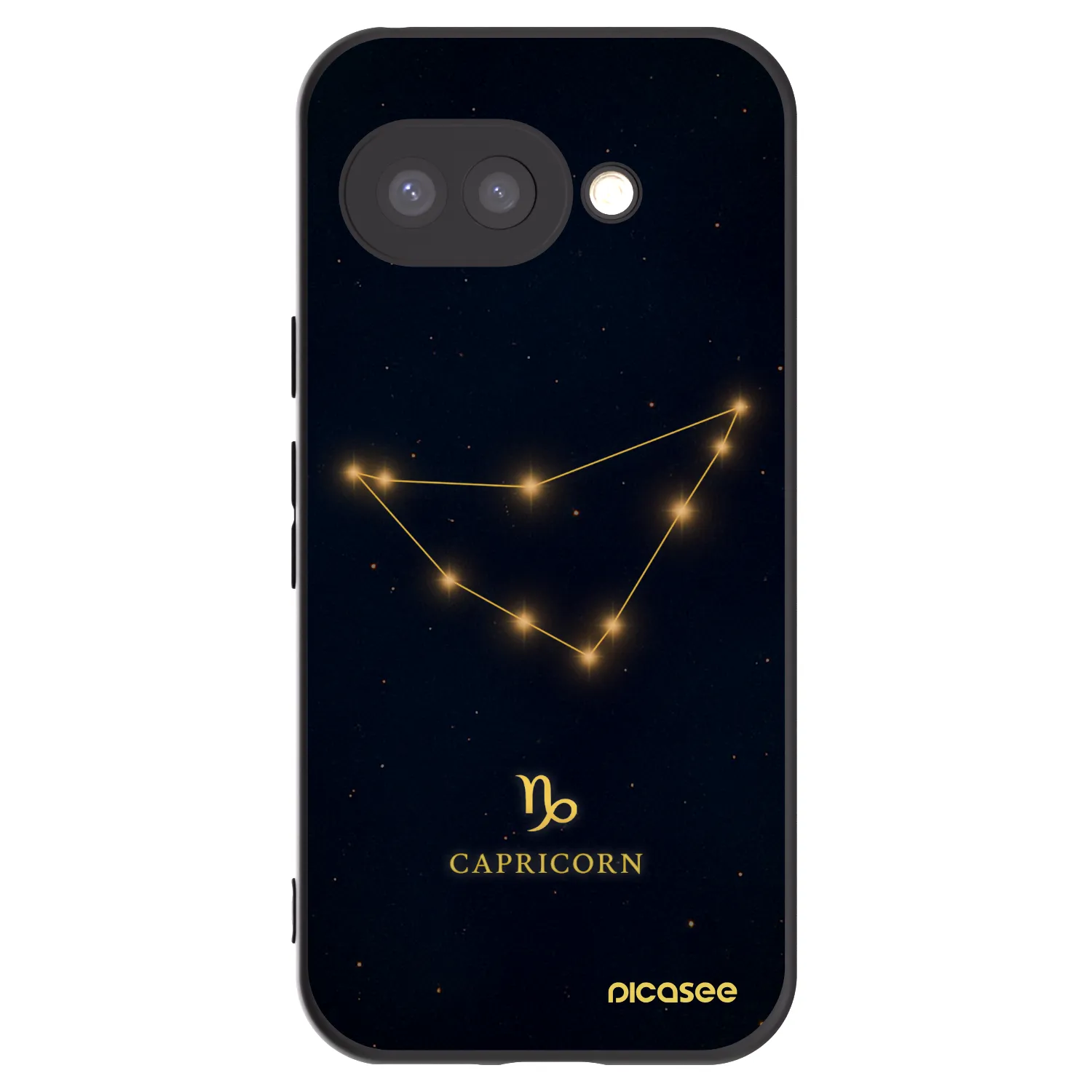 Picasee fekete szilikon tok az alábbi mobiltelefonokra Google Pixel 9a - CAPRICORN