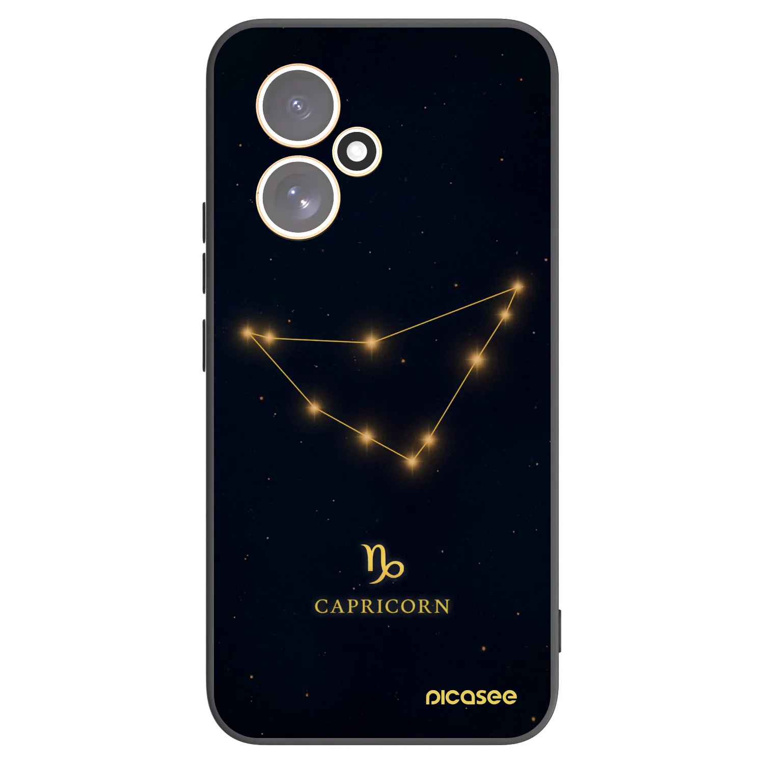 Picasee fekete szilikon tok az alábbi mobiltelefonokra Honor 400 5G - CAPRICORN