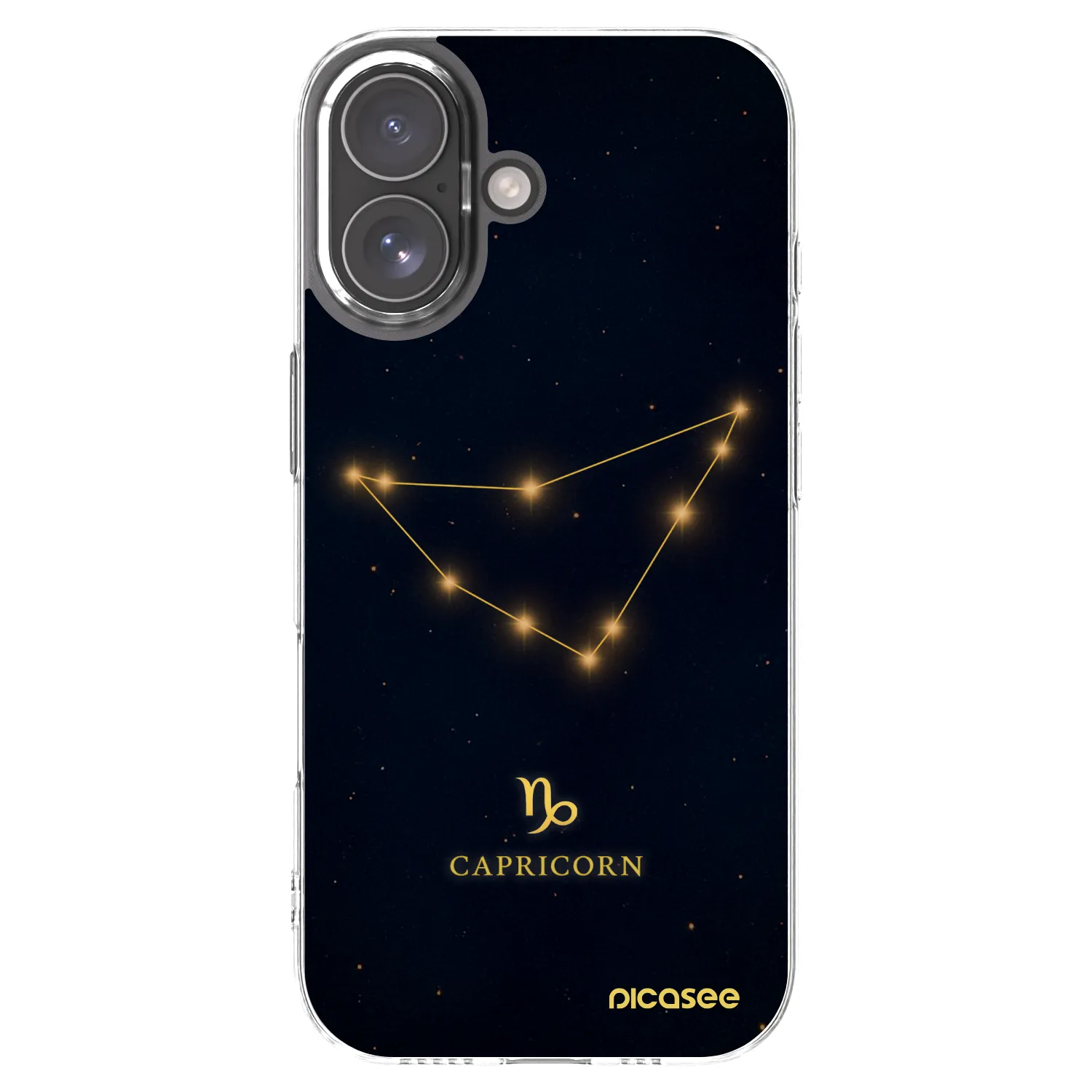 Picasee átlátszó szilikon tok az alábbi mobiltelefonokra Apple iPhone 17 - CAPRICORN