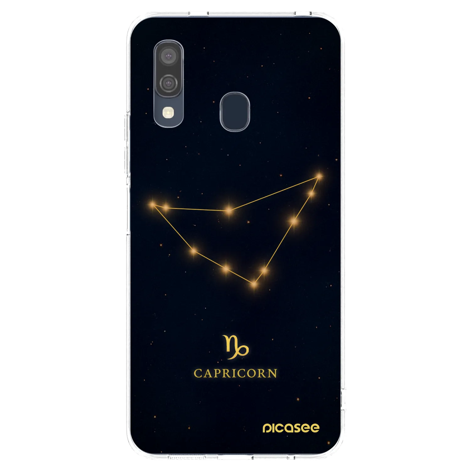 Picasee átlátszó szilikon tok az alábbi mobiltelefonokra Samsung Galaxy A40 A405F - CAPRICORN