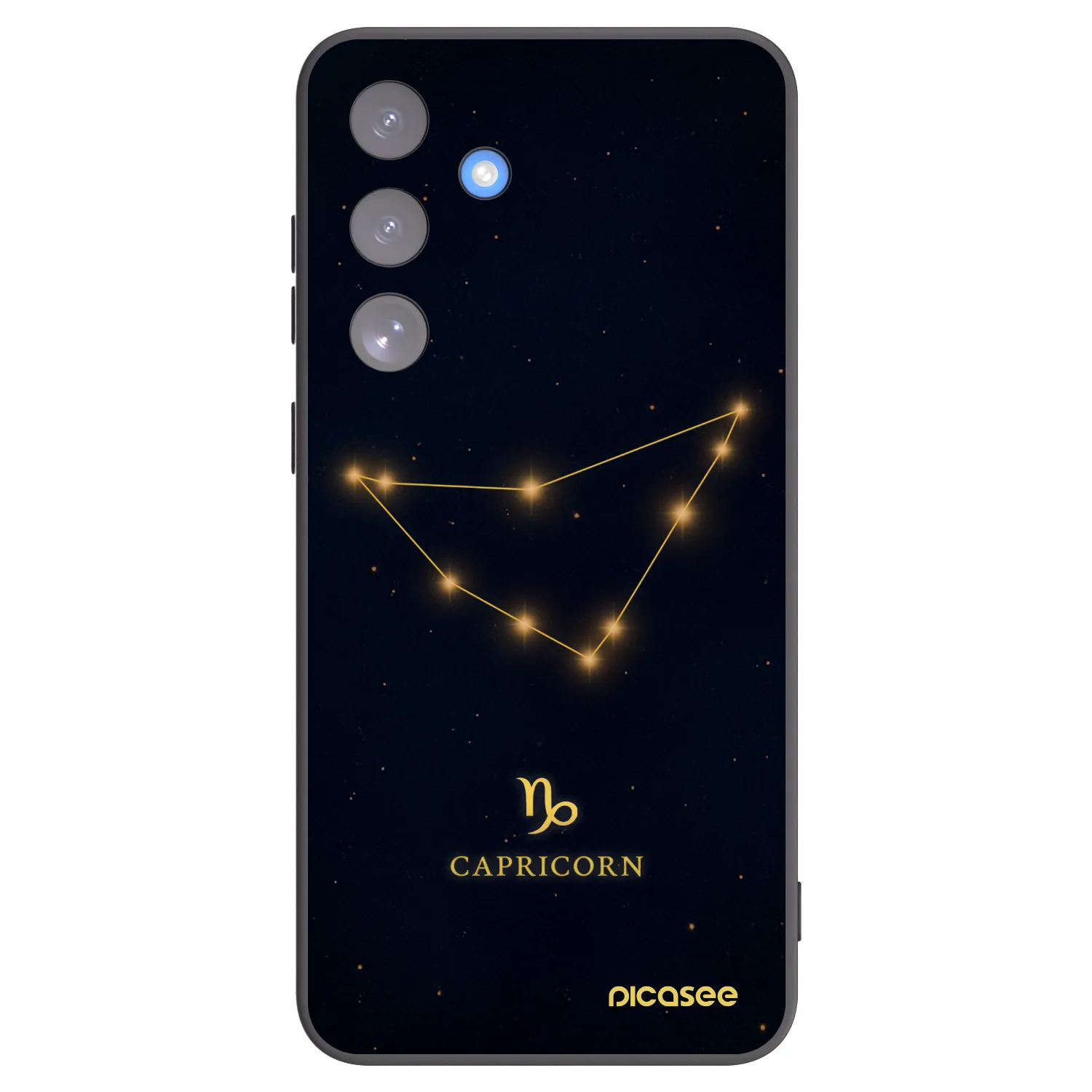 Picasee fekete szilikon tok az alábbi mobiltelefonokra Samsung Galaxy S25 FE 5G - CAPRICORN