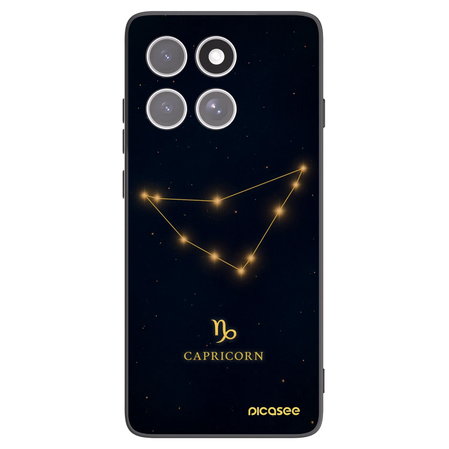 Picasee fekete szilikon tok az alábbi mobiltelefonokra Motorola Edge 60 Fusion - CAPRICORN