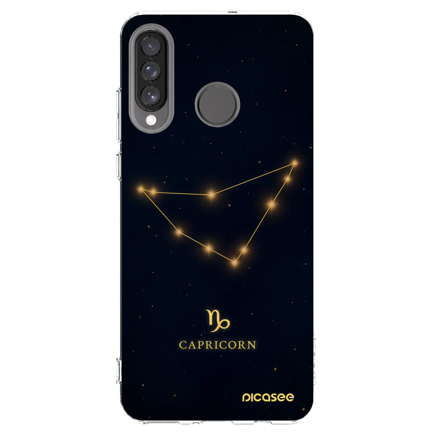 Picasee átlátszó szilikon tok az alábbi mobiltelefonokra Huawei P30 Lite - CAPRICORN