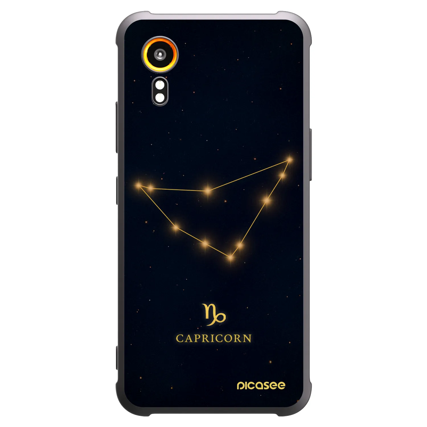 Picasee fekete szilikon tok az alábbi mobiltelefonokra Samsung Galaxy Xcover 7 - CAPRICORN