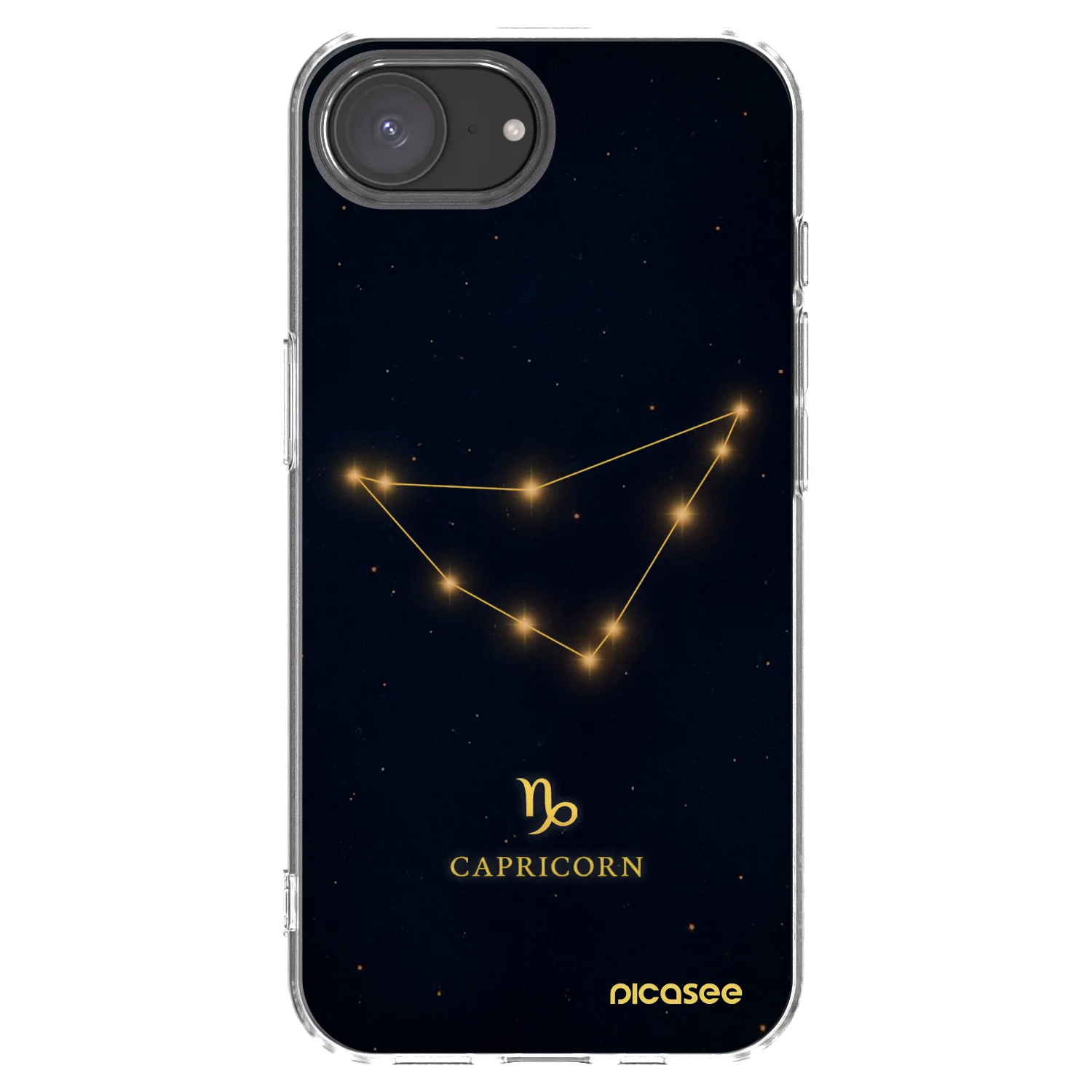 Picasee átlátszó szilikon tok az alábbi mobiltelefonokra Apple iPhone 17e - CAPRICORN