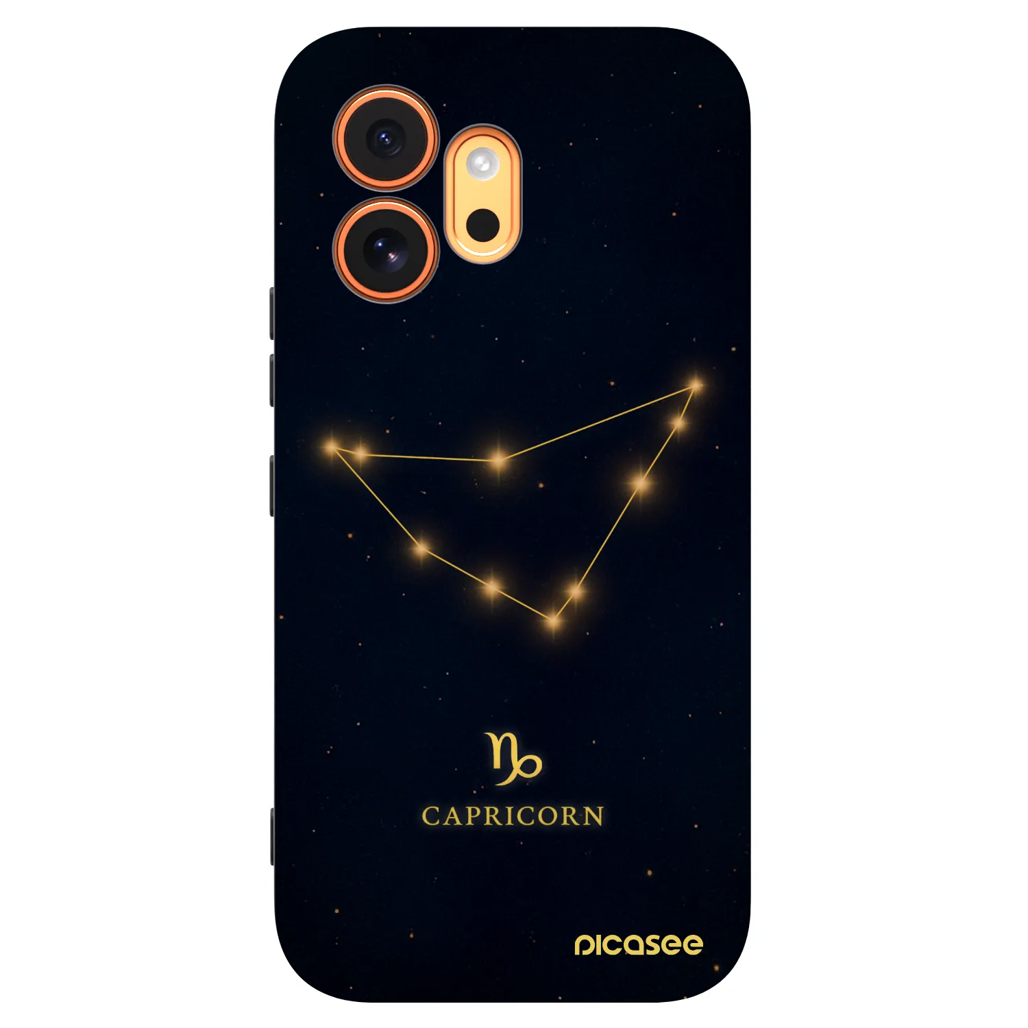 Picasee fekete szilikon tok az alábbi mobiltelefonokra Honor 600 - CAPRICORN