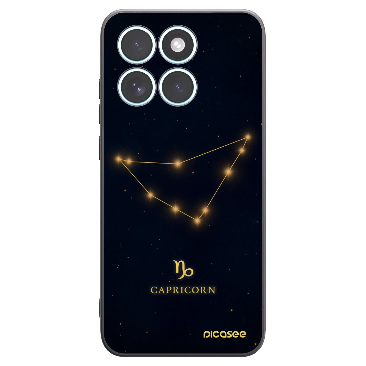 Picasee fekete szilikon tok az alábbi mobiltelefonokra Motorola Edge 70 Fusion - CAPRICORN