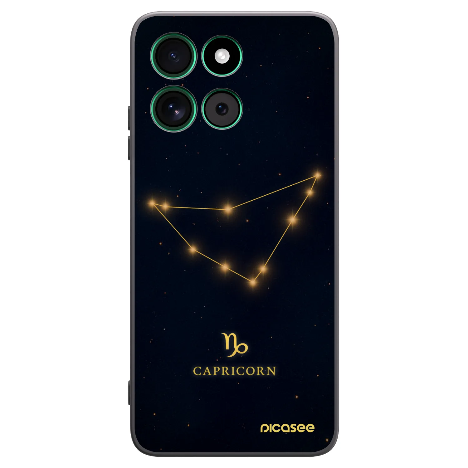 Picasee fekete szilikon tok az alábbi mobiltelefonokra Motorola Moto G57 Power - CAPRICORN