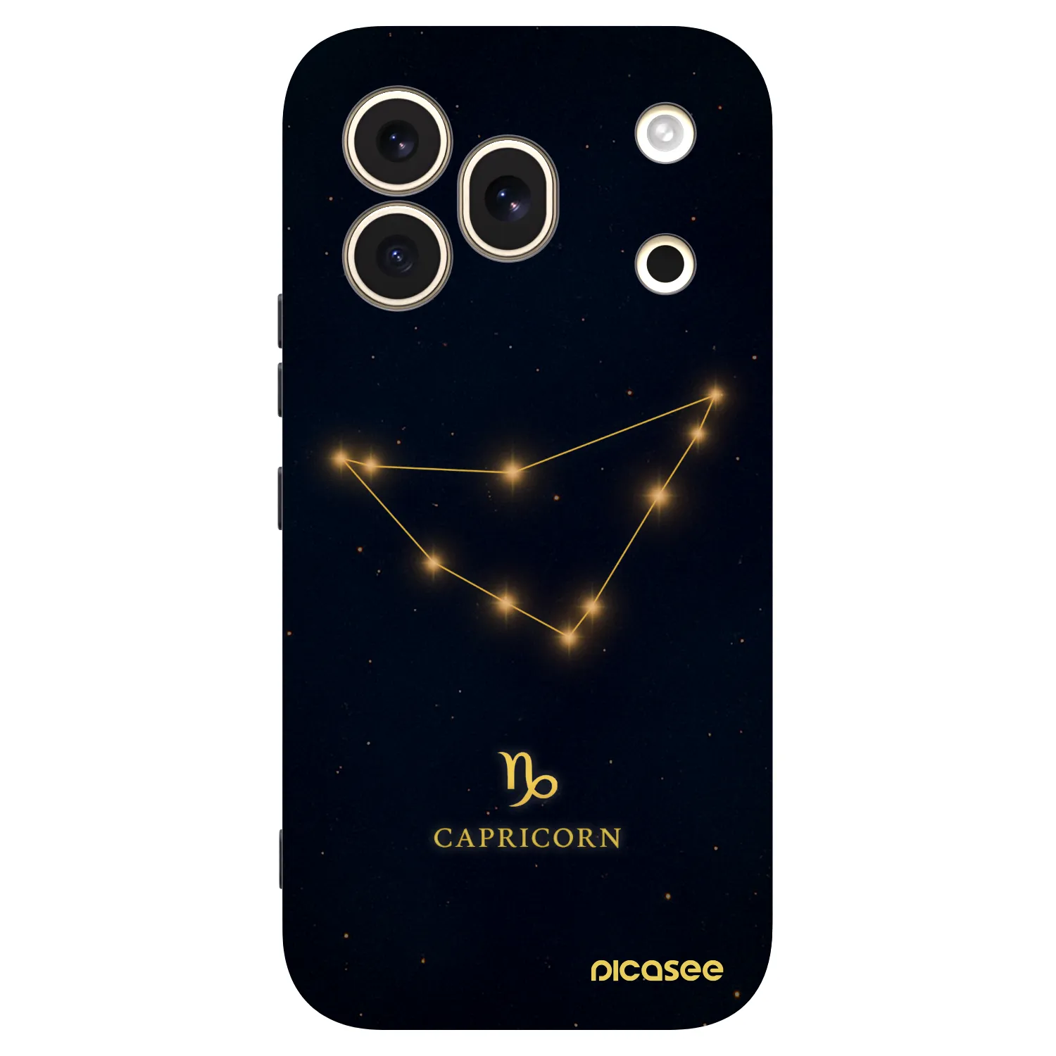 Picasee fekete szilikon tok az alábbi mobiltelefonokra Honor 600 Pro - CAPRICORN