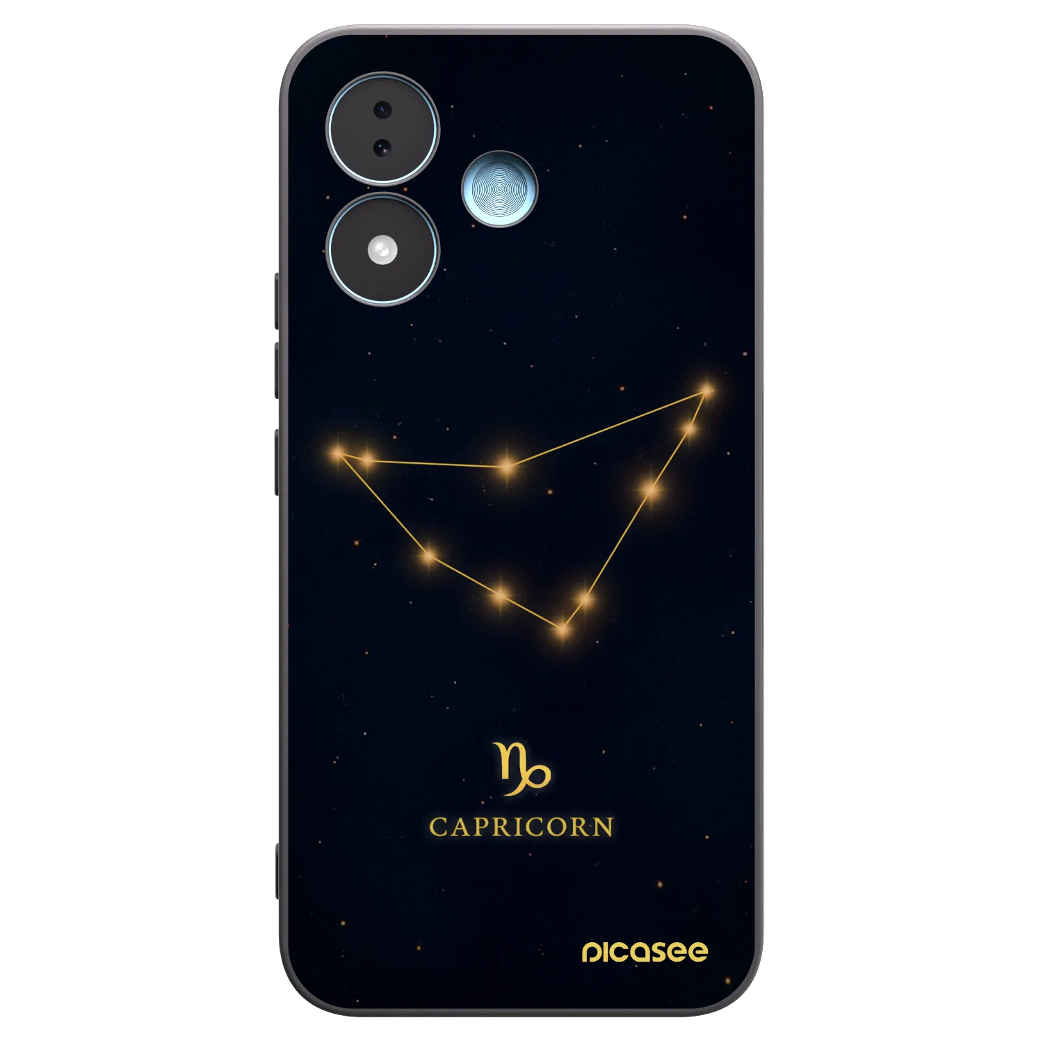 Picasee fekete szilikon tok az alábbi mobiltelefonokra Xiaomi Redmi Note 17 5G - CAPRICORN