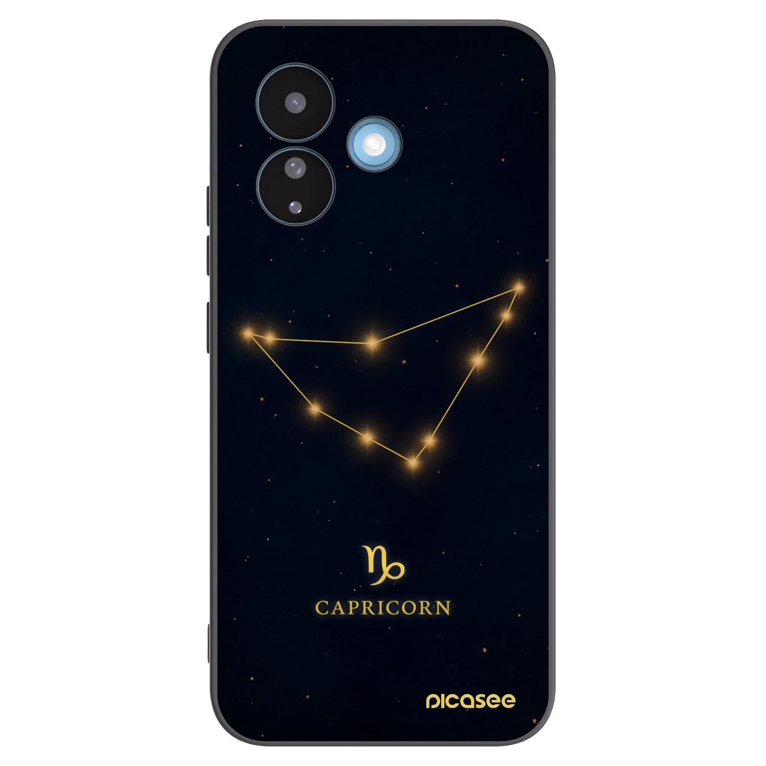 Picasee fekete szilikon tok az alábbi mobiltelefonokra Xiaomi Redmi Note 17 Pro 5G - CAPRICORN