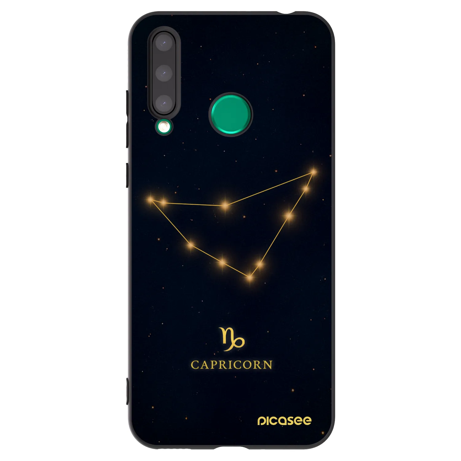 Picasee fekete szilikon tok az alábbi mobiltelefonokra Honor 20 Lite - CAPRICORN