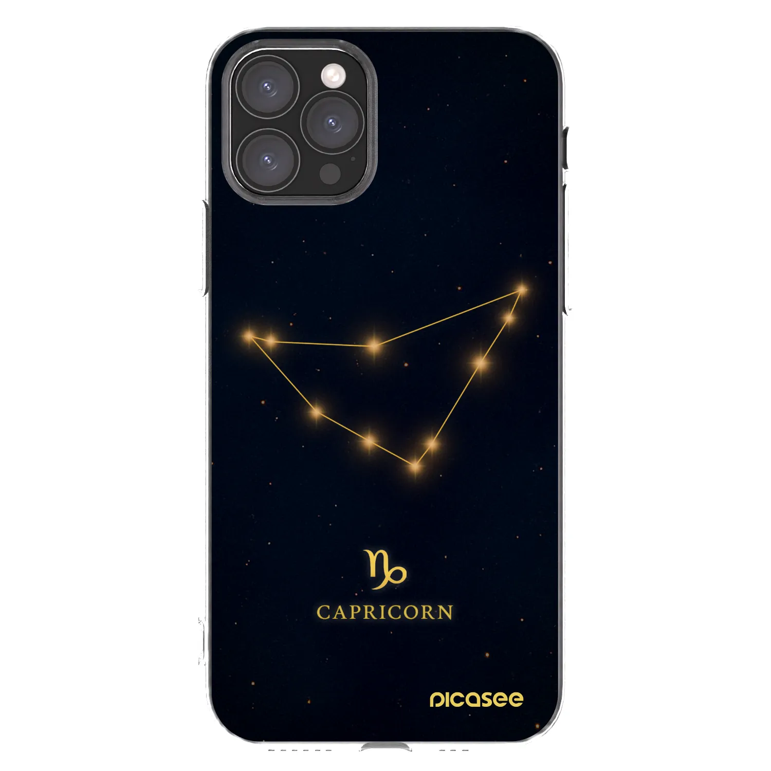 Picasee átlátszó szilikon tok az alábbi mobiltelefonokra Apple iPhone 11 Pro - CAPRICORN